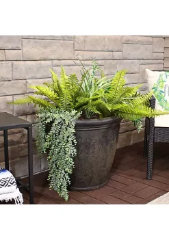 Best reviews of ⭐ 24 in Anjelica Unbreakable Polyresin Planter - Sable Finish by Sunnydaze Decor 🔔