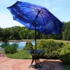 Wholesale ✨ 9 ft Aluminum Patio Umbrella with Tilt and Crank - Starry Galaxy by Sunnydaze Decor ✨