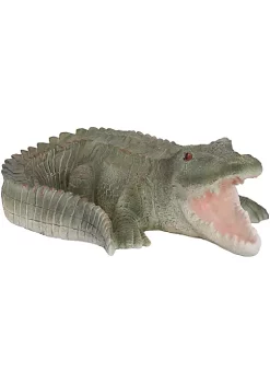 Cheap ⌛ Sunnydaze Chloe the Crabby Crocodile Polystone Statue - 18-Inch by Sunnydaze Decor ✔️ -Sunnydaze Decor Shop Belk 7742