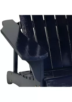 Coupon ⭐ Coastal Bliss Fir Wood Adirondack Chair - Navy Blue by Sunnydaze Decor 💯 -Sunnydaze Decor Shop Belk 775