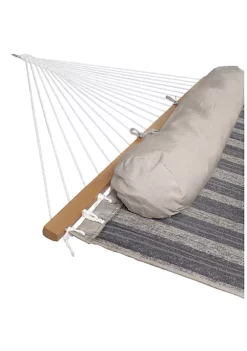 Flash Sale 👍 Large Quilted Hammock with Spreader Bar and Pillow - Mountainside by Sunnydaze Decor ⭐ -Sunnydaze Decor Shop Belk 7755