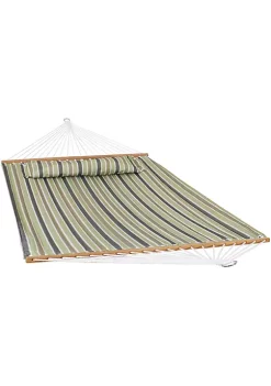 Brand new 🌟 Large Quilted Hammock with Spreader Bar and Pillow - Khaki Stripe by Sunnydaze Decor 🔥 9 Brand new 🌟 Large Quilted Hammock with Spreader Bar and Pillow - Khaki Stripe by Sunnydaze Decor 🔥 -Sunnydaze Decor Shop Belk 7777