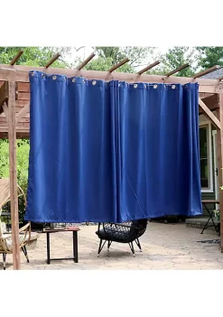 Flash Sale 🌟 Outdoor Blackout Curtain Panel - Blue - 100 in x 84 in - Set of 2 by Sunnydaze Decor 🎉 -Sunnydaze Decor Shop Belk 7787