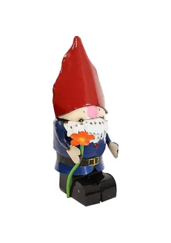 Deals 👍 Sunnydaze Spring Flowers Garden Gnome - 25-Inch Red Hat /Blue 👚 Shirt by Sunnydaze Decor ❤️ -Sunnydaze Decor Shop Belk 7795