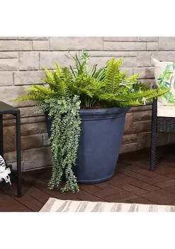 Cheapest 🥰 24 in Anjelica Unbreakable Polyresin Planter - Slate Finish by Sunnydaze Decor 🥰 -Sunnydaze Decor Shop Belk 7828