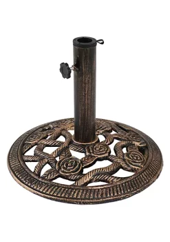 Cheapest ๐ 16 in Rose Blossom Cast Iron Round Patio Umbrella Base - Bronze by Sunnydaze Decor ๐ 9 Cheapest ๐ 16 in Rose Blossom Cast Iron Round Patio Umbrella Base - Bronze by Sunnydaze Decor ๐ -Sunnydaze Decor Shop Belk 7834
