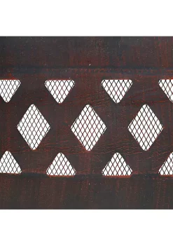 Coupon ⌛ 36 in Crossweave Steel Wood Burning Fire Pit Ring with Poker by Sunnydaze Decor ✔️ 10 Coupon ⌛ 36 in Crossweave Steel Wood Burning Fire Pit Ring with Poker by Sunnydaze Decor ✔️ -Sunnydaze Decor Shop Belk 7869