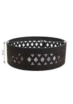 Coupon ⌛ 36 in Crossweave Steel Wood Burning Fire Pit Ring with Poker by Sunnydaze Decor ✔️ 12 Coupon ⌛ 36 in Crossweave Steel Wood Burning Fire Pit Ring with Poker by Sunnydaze Decor ✔️ -Sunnydaze Decor Shop Belk 7871