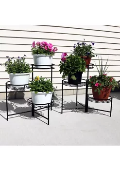 Best Sale 🥰 Black Iron Indoor/Outdoor 3-Tier Plant Stand - 22 in - Set of 2 by Sunnydaze Decor 🛒 13 Best Sale 🥰 Black Iron Indoor/Outdoor 3-Tier Plant Stand - 22 in - Set of 2 by Sunnydaze Decor 🛒 -Sunnydaze Decor Shop Belk 7895