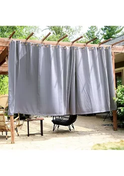 Best Pirce ๐คฉ Outdoor Blackout Curtain Panel - Gray - 100 in x 84 in - Set of 2 by Sunnydaze Decor ๐