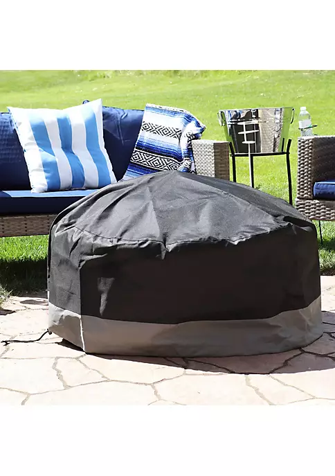Top 10 ⭐ 80 in 2-Tone Polyester Round Outdoor Fire Pit Cover - Gray/Black by Sunnydaze Decor 🎉 8 Top 10 ⭐ 80 in 2-Tone Polyester Round Outdoor Fire Pit Cover - Gray/Black by Sunnydaze Decor 🎉 - Image 6