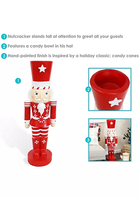 Hot Sale ❤️ Alfonso the Noble Indoor/Outdoor Nutcracker Statue - 36 in by Sunnydaze Decor 🤩 5 Hot Sale ❤️ Alfonso the Noble Indoor/Outdoor Nutcracker Statue - 36 in by Sunnydaze Decor 🤩 - Image 4