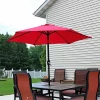 Buy 🛒 7.5 ft Aluminum Patio Umbrella with Tilt and Crank - Red by Sunnydaze Decor 🥰 -Sunnydaze Decor Shop Belk 8009