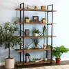 Best Sale ✔️ 5-Tier Industrial Open-Shelf Bookshelf - Teak by Sunnydaze Decor 😀 2 Best Sale ✔️ 5-Tier Industrial Open-Shelf Bookshelf - Teak by Sunnydaze Decor 😀 -Sunnydaze Decor Shop Belk 801