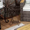 Top 10 🎁 Rustic Steel Standing Planter Basket with Scroll Design - 18.5 in by Sunnydaze Decor 🎉 -Sunnydaze Decor Shop Belk 8041