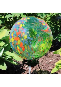 Hot Sale 😍 Green Artistic Glass Gazing Globe - 10 in - Set of 2 by Sunnydaze Decor 🧨 -Sunnydaze Decor Shop Belk 8091