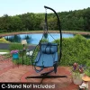 Budget ๐ Sunnydaze Hanging Hammock Camping Chair - Drink Holder and Footrest - Blue by Sunnydaze Decor ๐ 2 Budget ๐ Sunnydaze Hanging Hammock Camping Chair - Drink Holder and Footrest - Blue by Sunnydaze Decor ๐ -Sunnydaze Decor Shop Belk 8163
