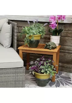 Promo 🌟 Sunnydaze Studio Ceramic Indoor/Outdoor Planter - Forest Lake Green - 9-Inch - Set of 2 by Sunnydaze Decor 🎉