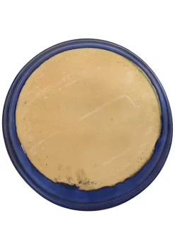 Budget 💯 7 in Glazed Ceramic Flower Pot/Plant Saucer - Blue - Set of 4 by Sunnydaze Decor 🔔 -Sunnydaze Decor Shop Belk 8199