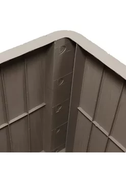 Discount ✨ 11.5 gal Faux Wood Outdoor Side Table with Storage - Driftwood by Sunnydaze Decor 🌟 -Sunnydaze Decor Shop Belk 8255