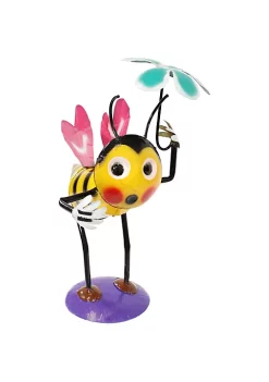 Cheapest 😀 Sunnydaze Indoor/Outdoor Bee-atrice and Flower Metal Yard Art Statue - 21-Inch by Sunnydaze Decor ⌛ -Sunnydaze Decor Shop Belk 8260