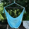 Cheap ✨ Extra Large Polyester Rope Hammock Chair and Spreader Bar - Sky by Sunnydaze Decor 👍 -Sunnydaze Decor Shop Belk 8271