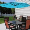 Hot Sale 🤩 9 ft Aluminum Patio Umbrella with Tilt and Crank - Turquoise by Sunnydaze Decor 🤩