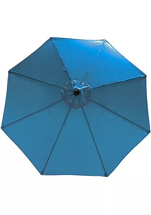 Hot Sale 🤩 9 ft Aluminum Patio Umbrella with Tilt and Crank - Turquoise by Sunnydaze Decor 🤩 5 Hot Sale 🤩 9 ft Aluminum Patio Umbrella with Tilt and Crank - Turquoise by Sunnydaze Decor 🤩 - Image 3