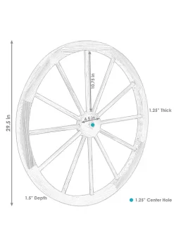Outlet ๐ Wagon Wheel Indoor/Outdoor Statue - 29 in - Natural by Sunnydaze Decor ๐คฉ 10 Outlet ๐ Wagon Wheel Indoor/Outdoor Statue - 29 in - Natural by Sunnydaze Decor ๐คฉ -Sunnydaze Decor Shop Belk 8311