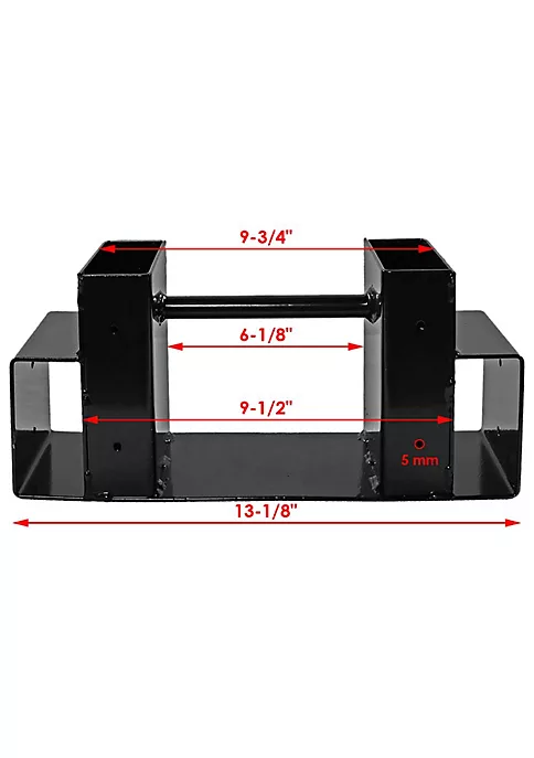 Flash Sale 🌟 Powder-Coated Steel Adjustable Log Storage Brackets - Set of 2 by Sunnydaze Decor 😉 7 Flash Sale 🌟 Powder-Coated Steel Adjustable Log Storage Brackets - Set of 2 by Sunnydaze Decor 😉 - Image 5