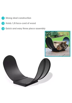 Outlet ๐คฉ Sunnydaze Curved Black Steel Firewood Log Rack - 3-Foot by Sunnydaze Decor ๐ 9 Outlet ๐คฉ Sunnydaze Curved Black Steel Firewood Log Rack - 3-Foot by Sunnydaze Decor ๐ -Sunnydaze Decor Shop Belk 8392