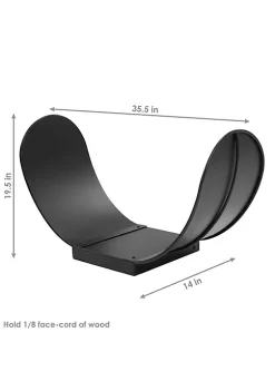 Outlet ๐คฉ Sunnydaze Curved Black Steel Firewood Log Rack - 3-Foot by Sunnydaze Decor ๐ 10 Outlet ๐คฉ Sunnydaze Curved Black Steel Firewood Log Rack - 3-Foot by Sunnydaze Decor ๐ -Sunnydaze Decor Shop Belk 8393