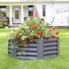 Brand new 🎁 Powder-Coated Steel Hexagon Raised Garden Bed - Green - 41 in by Sunnydaze Decor ✔️ -Sunnydaze Decor Shop Belk 8400