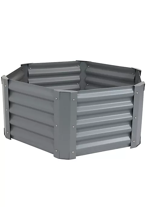 Brand new ๐ Powder-Coated Steel Hexagon Raised Garden Bed - Green - 41 in by Sunnydaze Decor โ๏ธ 4 Brand new ๐ Powder-Coated Steel Hexagon Raised Garden Bed - Green - 41 in by Sunnydaze Decor โ๏ธ - Image 2