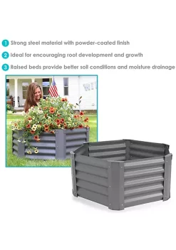 Brand new ๐ Powder-Coated Steel Hexagon Raised Garden Bed - Green - 41 in by Sunnydaze Decor โ๏ธ 11 Brand new ๐ Powder-Coated Steel Hexagon Raised Garden Bed - Green - 41 in by Sunnydaze Decor โ๏ธ -Sunnydaze Decor Shop Belk 8403