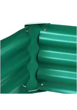 Wholesale 😉 Powder-Coated Steel Hexagon Raised Garden Bed - Green - 41 in by Sunnydaze Decor ⌛ -Sunnydaze Decor Shop Belk 8413