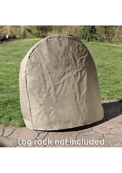 Deals 😍 48 in Heavy-Duty Polyester Firewood Log Hoop Rack Cover - Khaki by Sunnydaze Decor 🧨 -Sunnydaze Decor Shop Belk 8428