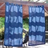Budget 🤩 Modern Outdoor Curtain Panel - Blue - 52 in x 96 in - Set of 2 by Sunnydaze Decor ⌛ -Sunnydaze Decor Shop Belk 8447