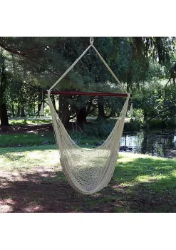 Cheap 🤩 Extra Large Cabo Soft String Polypropylene Hammock Chair - Cream by Sunnydaze Decor 🤩 -Sunnydaze Decor Shop Belk 8461