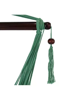 Best Pirce ✨ Extra Large Polyester Rope Hammock Chair and Spreader Bar - Green by Sunnydaze Decor 🌟 -Sunnydaze Decor Shop Belk 8493