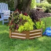 Wholesale 🎁 Galvanized Steel Hexagon Raised Garden Bed - 40 in - Brown by Sunnydaze Decor 🧨 -Sunnydaze Decor Shop Belk 8522