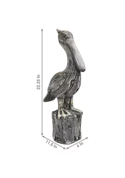 Flash Sale 🔔 Pelican Perch Outdoor Polystone Garden Statue - 22 in by Sunnydaze Decor 🛒 -Sunnydaze Decor Shop Belk 854