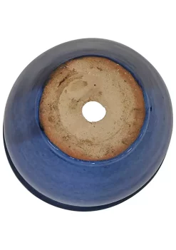 Budget 😍 9 in Chalet Glazed Ceramic Planter - Imperial Blue - Set of 2 by Sunnydaze Decor 💯 -Sunnydaze Decor Shop Belk 8547