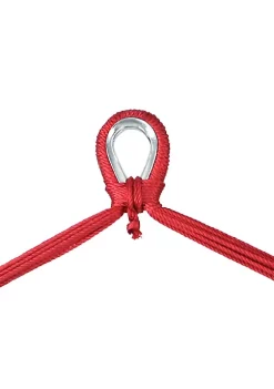 Best Pirce 🛒 Extra Large Polyester Rope Hammock Chair and Spreader Bar - Red by Sunnydaze Decor 🌟 -Sunnydaze Decor Shop Belk 8553