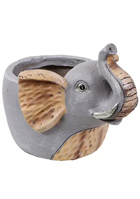 Wholesale 😀 Sunnydaze Elsie the Elephant Planter Statue - Indoor Flower Pot - 8.5-Inch by Sunnydaze Decor 💯 4 Wholesale 😀 Sunnydaze Elsie the Elephant Planter Statue - Indoor Flower Pot - 8.5-Inch by Sunnydaze Decor 💯 - Image 2