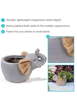 Wholesale 😀 Sunnydaze Elsie the Elephant Planter Statue - Indoor Flower Pot - 8.5-Inch by Sunnydaze Decor 💯 11 Wholesale 😀 Sunnydaze Elsie the Elephant Planter Statue - Indoor Flower Pot - 8.5-Inch by Sunnydaze Decor 💯 -Sunnydaze Decor Shop Belk 859