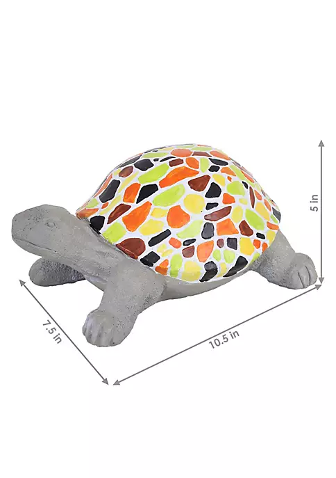 Flash Sale 🤩 Sunnydaze Mildred the Magnanimous Mosaic Turtle Statue - 10.5-Inch by Sunnydaze Decor ⭐ 7 Flash Sale 🤩 Sunnydaze Mildred the Magnanimous Mosaic Turtle Statue - 10.5-Inch by Sunnydaze Decor ⭐ - Image 5