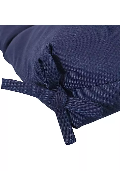 Budget ๐ Indoor/Outdoor Olefin Tufted High-Back Chair Cushion - Blue by Sunnydaze Decor ๐ 5 Budget ๐ Indoor/Outdoor Olefin Tufted High-Back Chair Cushion - Blue by Sunnydaze Decor ๐ - Image 3