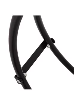 Best Pirce 🥰 40 in Powder-Coated Steel Indoor/Outdoor Firewood Log Hoop Rack by Sunnydaze Decor 🧨 -Sunnydaze Decor Shop Belk 8659