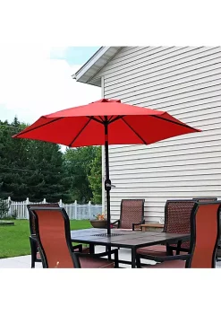 Hot Sale 😉 7.5 ft Aluminum Patio Umbrella with Tilt and Crank - Burnt Orange by Sunnydaze Decor 👍 -Sunnydaze Decor Shop Belk 8695